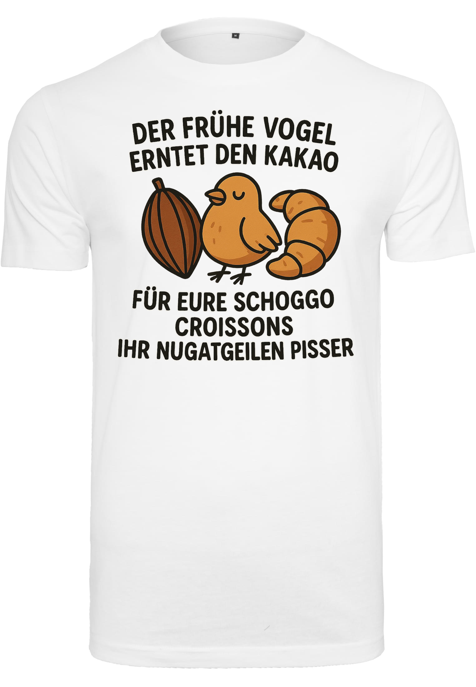 TikTok Trend Shirt – Kakaobohne, Croissant & derb ehrlich | Schoggocroissant Edition